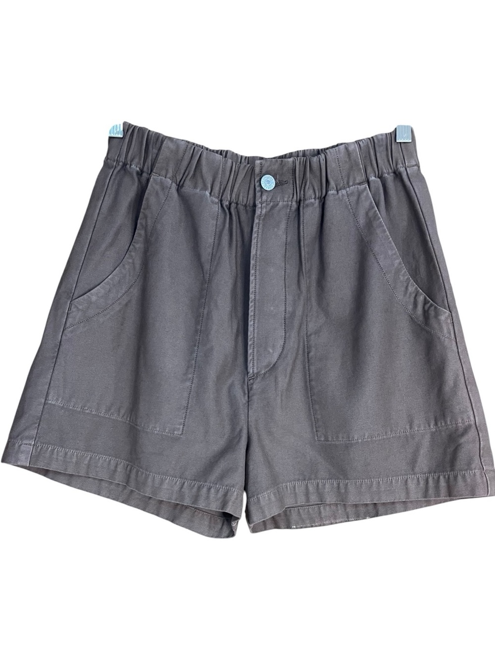 Citizens of Humanity Essa High Rise Elastic Waist Shorts Brown